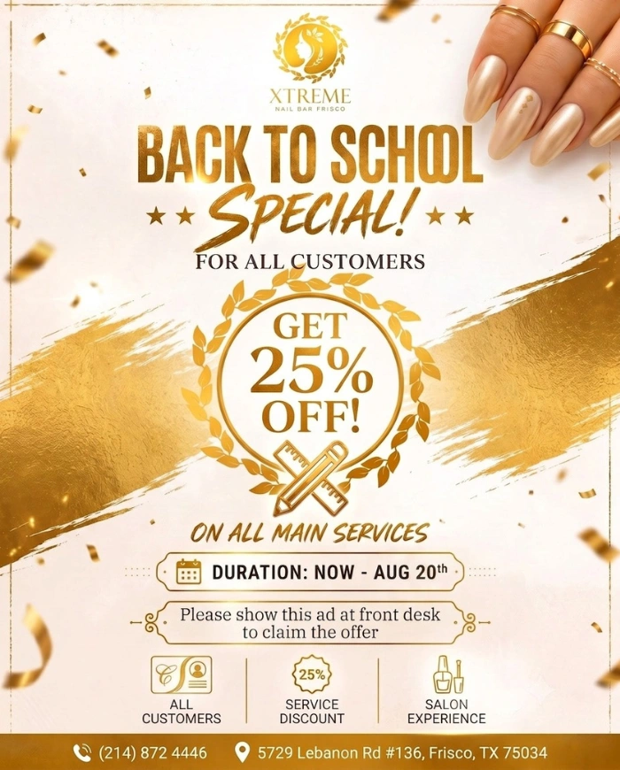 Back to school promo